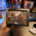 Dioramax - Cadre lumineux LED DQ9 | Déco Gaming-room | Tableau lumineux | Affiche jeux vidéo | Idée cadeau gamer | Retro-gaming