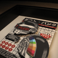 Dioramax - Cadre lumineux LED Daft Punk | Déco Gaming-room | Tableau lumineux | Affiche jeux vidéo | Idée cadeau gamer | Retro-gaming