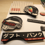Dioramax - Cadre lumineux LED Daft Punk | Déco Gaming-room | Tableau lumineux | Affiche jeux vidéo | Idée cadeau gamer | Retro-gaming