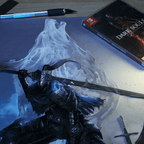 Dioramax - Cadre lumineux LED Dark Souls | Déco Gaming-room | Tableau lumineux | Affiche jeux vidéo | Idée cadeau gamer | Retro-gaming