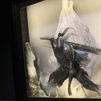 Dioramax - Cadre lumineux LED Dark Souls | Déco Gaming-room | Tableau lumineux | Affiche jeux vidéo | Idée cadeau gamer | Retro-gaming