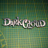 Diorama Dark cloud, déco gaming room Dark Cloud, cadre lumineux Dark Cloud