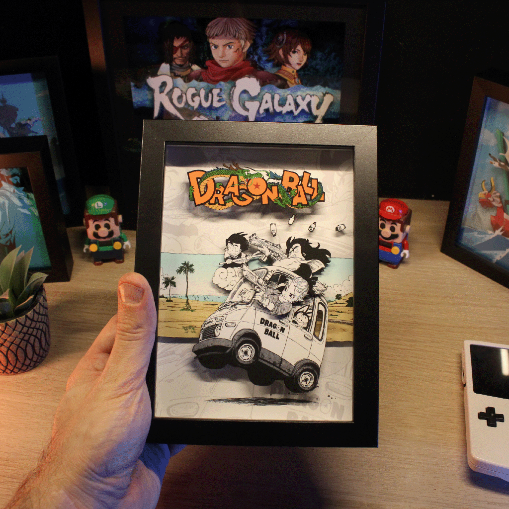 Cadre lumineux LED – Dragon Ball – Déco Murale