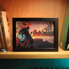 Dioramax - Cadre lumineux LED Dead cells | Déco Gaming-room | Tableau lumineux | Affiche jeux vidéo | Idée cadeau gamer | Retro-gaming