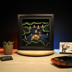 Dioramax - Cadre lumineux LED Chrono Trigger | Déco Gaming-room | Tableau lumineux | Affiche jeux vidéo | Idée cadeau gamer | Retro-gaming