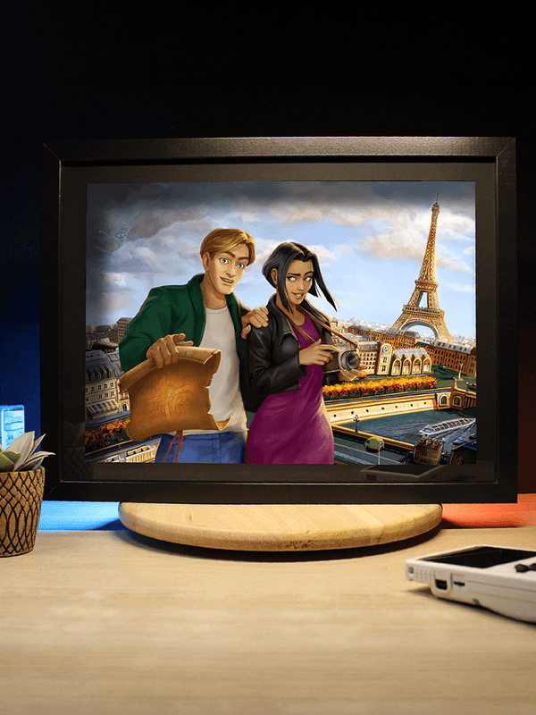 Diorama Chevalier de Baphomet / Broken sword – Paris Lumineux