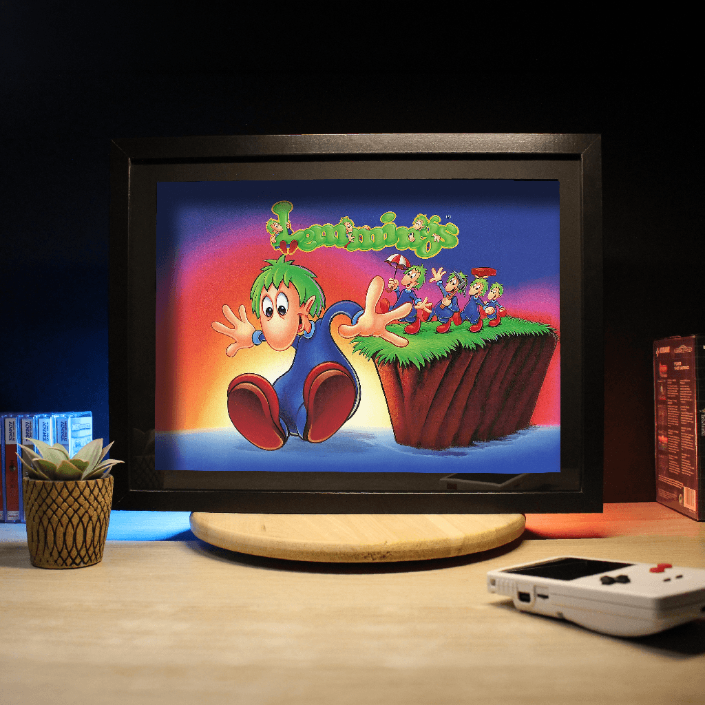Diorama Lemmings – La Ruée Lumineuse