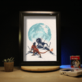 Diorama Final Fantasy VII – Red XIII sous la Lune