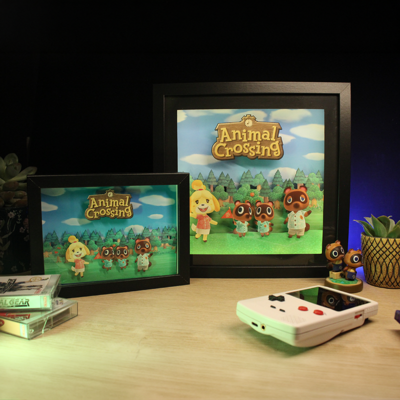 Diorama – Animal Crossing – Déco Murale