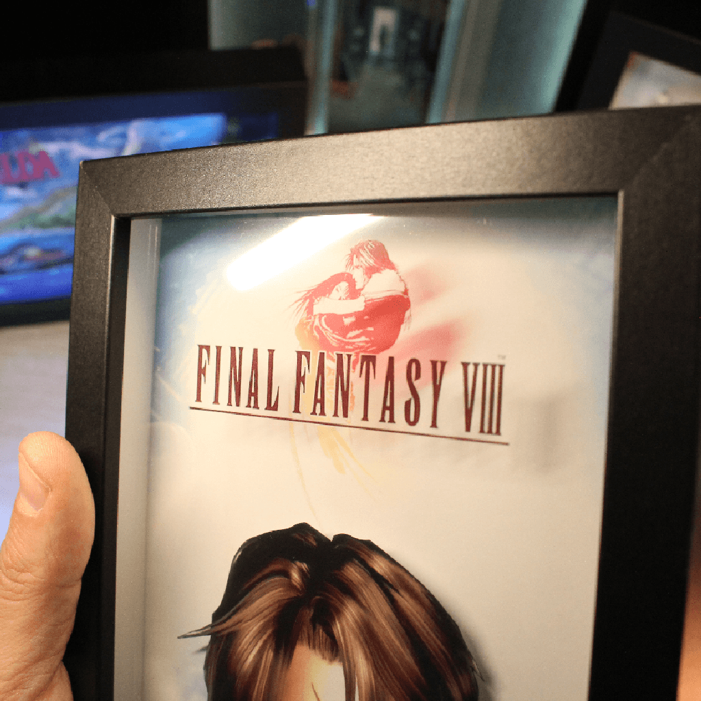 Dioramax - Cadre lumineux LED Pragmata Déco Gaming-room | Tableau Out Run| Affiche jeux vidéo | Idée cadeau gamer | Retro-gaming