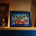 Dioramax - Cadre lumineux LED Out Run Déco Gaming-room | Tableau Out Run| Affiche jeux vidéo | Idée cadeau gamer | Retro-gaming