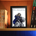 Dioramax - Cadre lumineux LED Pragmata Déco Gaming-room | Tableau Out Run| Affiche jeux vidéo | Idée cadeau gamer | Retro-gaming