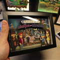 Dioramax - Cadre lumineux LED Layton | Déco Gaming-room | Tableau lumineux | Affiche jeux vidéo | Idée cadeau gamer | Retro-gaming