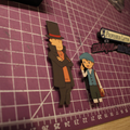 Dioramax - Cadre lumineux LED Layton | Déco Gaming-room | Tableau lumineux | Affiche jeux vidéo | Idée cadeau gamer | Retro-gaming