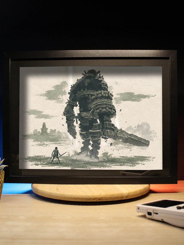 Diorama Shadow of the Colossus – Le Premier Colosse Lumineux