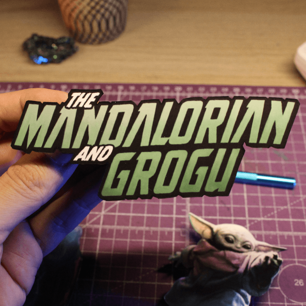 Diorama – The Mandalorian & Grogu – Déco Murale