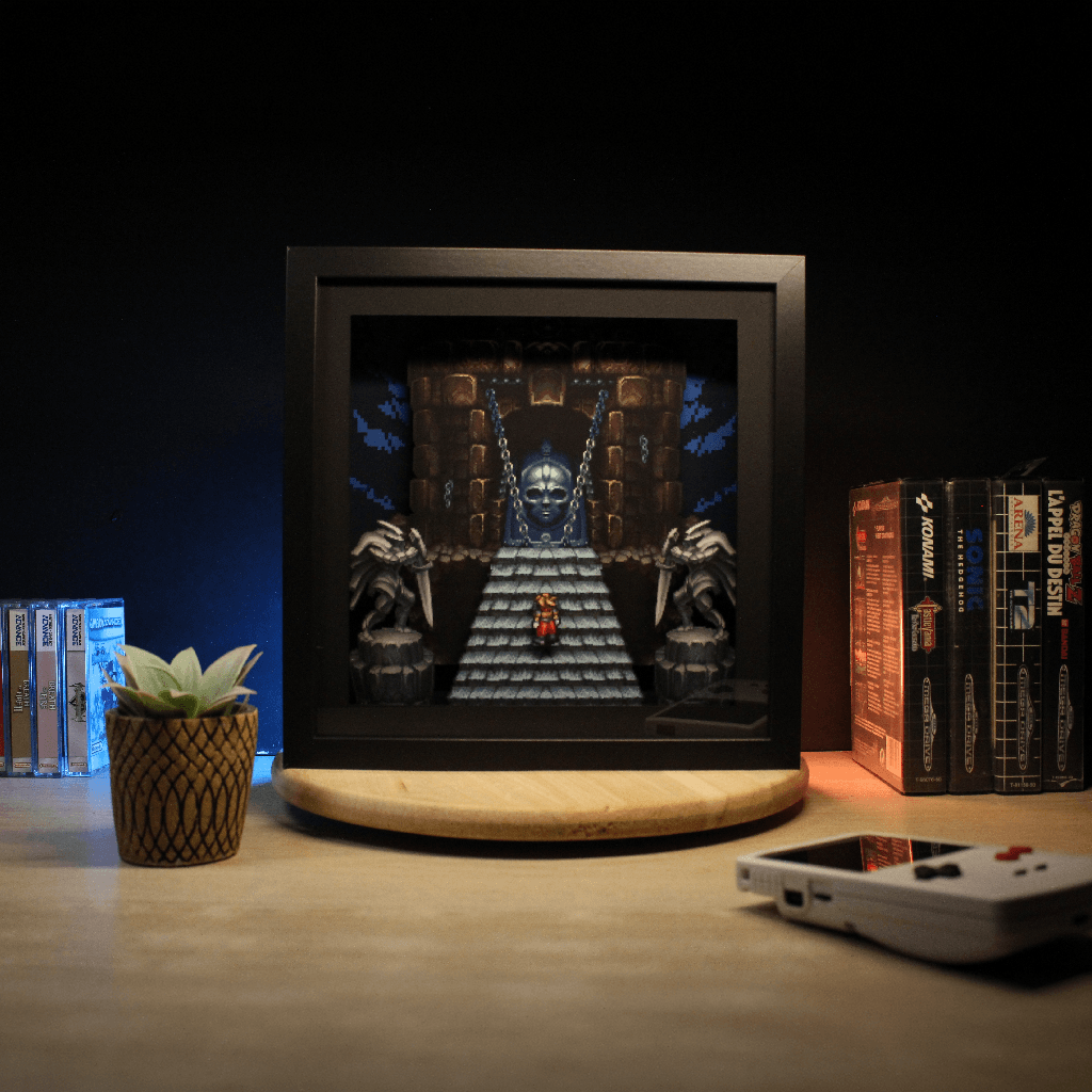 Diorama Terranigma – La Porte du Sanctuaire Lumineux