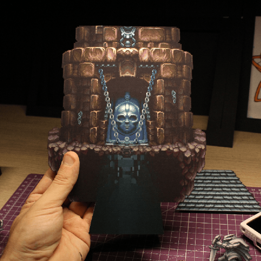 Diorama Terranigma – La Porte du Sanctuaire Lumineux
