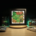 Diorama – Zelda 3 : A Link to the Past (Carte) – Déco Murale