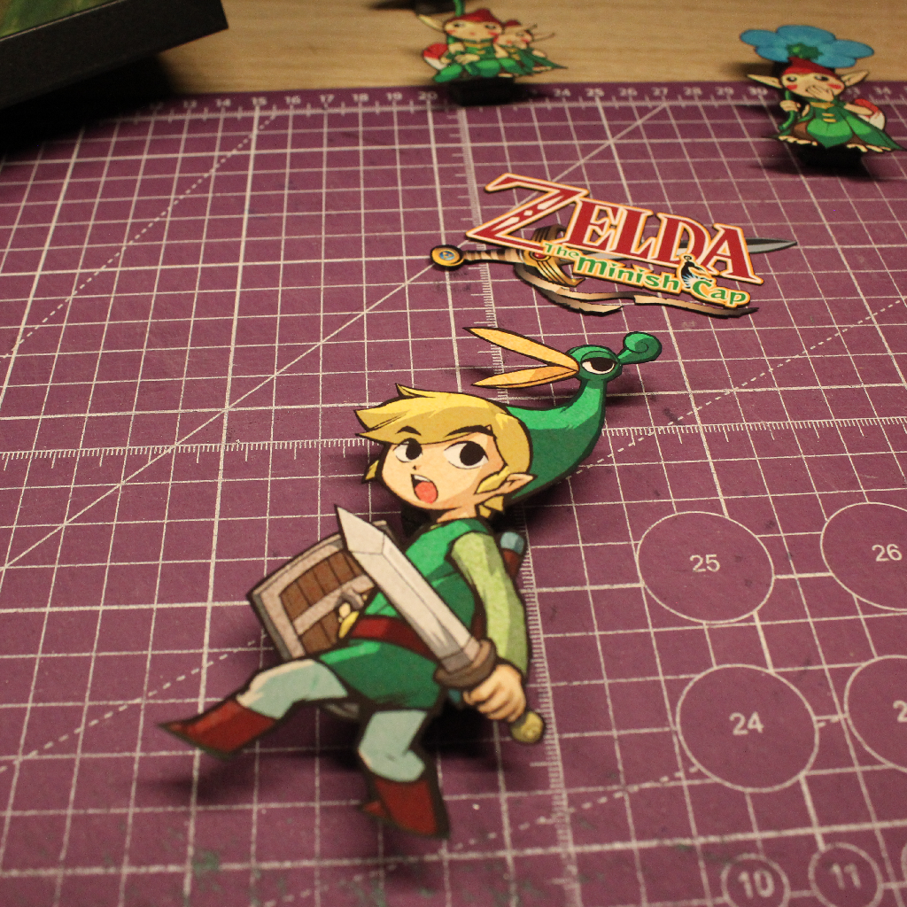 Diorama – Zelda : The Minish Cap (Jaquette) – Déco Murale