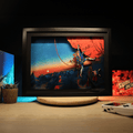 Dioramax - Cadre lumineux LED Cairn Déco Gaming-room | Tableau Cairn| Affiche jeux vidéo | Idée cadeau gamer | Retro-gaming
