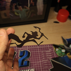 Dioramax - Cadre lumineux LED Sly 2 | Déco Gaming-room | Tableau lumineux | Affiche jeux vidéo | Idée cadeau gamer | Retro-gaming