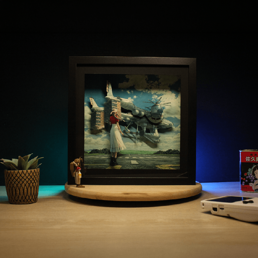 Diorama – Final Fantasy VII Remake – Déco murale