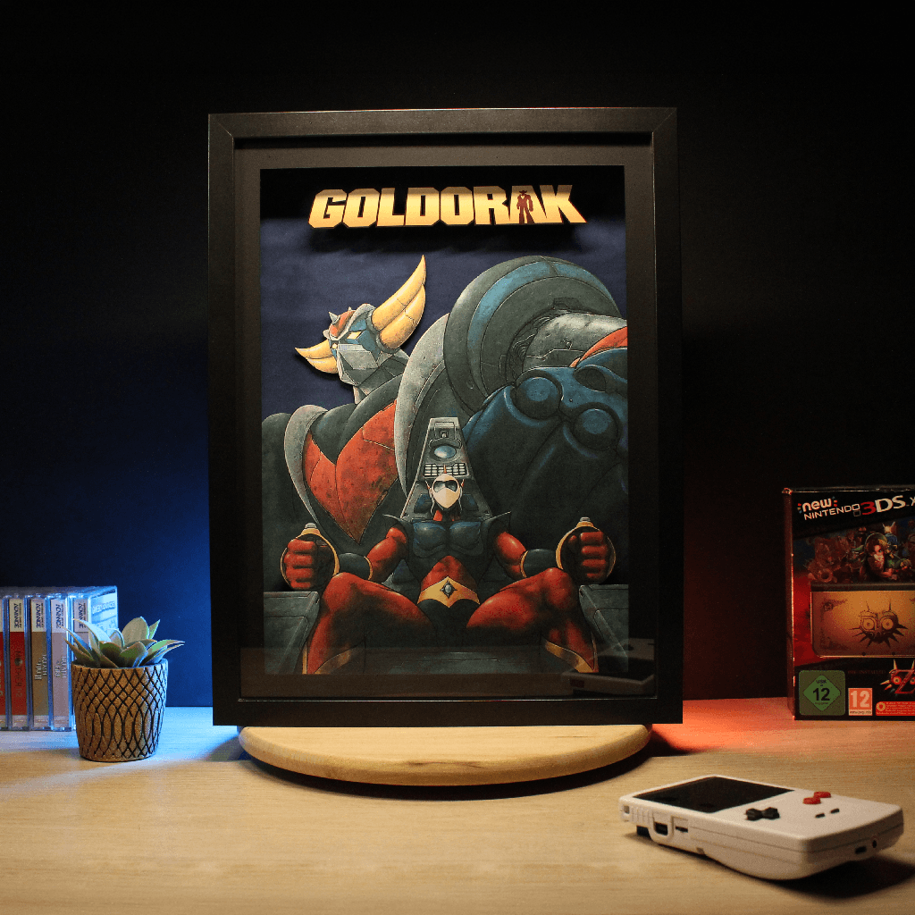 Diorama – Goldorak – Déco murale