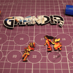 Dioramax - Cadre lumineux LED Grandia Déco Gaming-room | Tableau grandia| Affiche jeux vidéo | Idée cadeau gamer | Retro-gaming