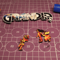 Dioramax - Cadre lumineux LED Grandia Déco Gaming-room | Tableau grandia| Affiche jeux vidéo | Idée cadeau gamer | Retro-gaming