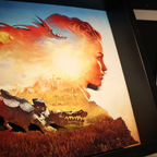 Dioramax - Cadre lumineux LED Horizon | Déco Gaming-room | Tableau lumineux | Affiche jeux vidéo | Idée cadeau gamer | Retro-gaming