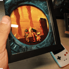 Dioramax - Cadre lumineux LED Grandia Déco Gaming-room | Tableau grandia| Affiche jeux vidéo | Idée cadeau gamer | Retro-gaming