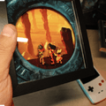 Dioramax - Cadre lumineux LED Grandia Déco Gaming-room | Tableau grandia| Affiche jeux vidéo | Idée cadeau gamer | Retro-gaming