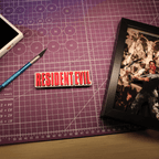 Dioramax - Cadre lumineux LED Resident evil | Déco Gaming-room | Tableau lumineux | Affiche jeux vidéo | Idée cadeau gamer | Retro-gaming