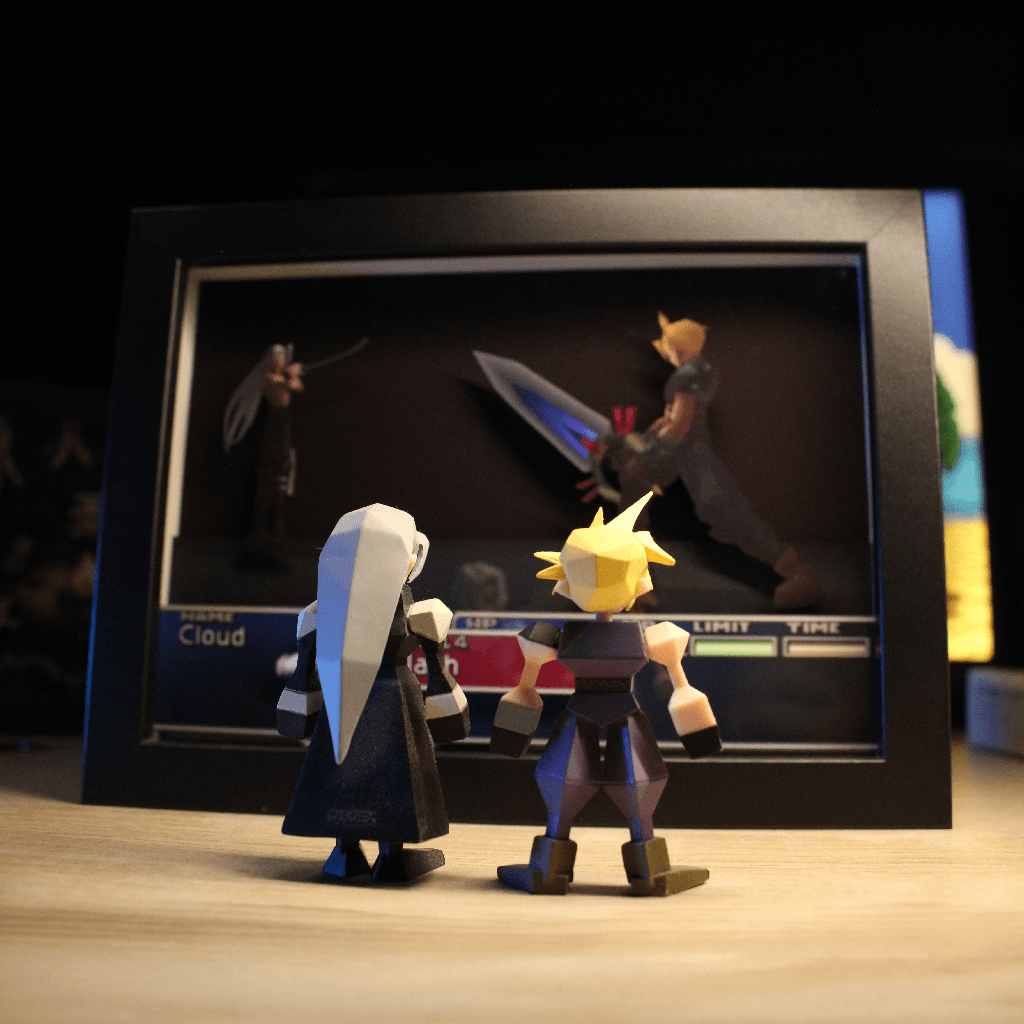 Diorama – Final Fantasy 7 – Déco Murale
