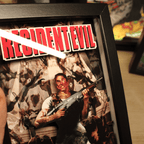 Dioramax - Cadre lumineux LED Resident evil | Déco Gaming-room | Tableau lumineux | Affiche jeux vidéo | Idée cadeau gamer | Retro-gaming