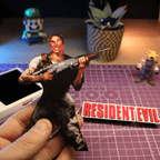 Dioramax - Cadre lumineux LED Resident evil | Déco Gaming-room | Tableau lumineux | Affiche jeux vidéo | Idée cadeau gamer | Retro-gaming