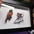 Dioramax - Cadre lumineux LED Suikoden 2| Déco Gaming-room | Tableau lumineux | Affiche jeux vidéo | Idée cadeau gamer | Retro-gaming