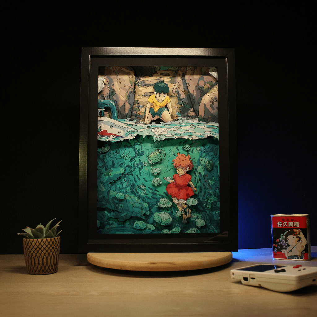 Diorama – Ponyo – Déco Murale