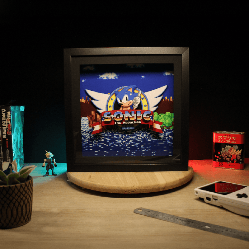 Diorama – Sonic the Hedgehog – Déco Murale