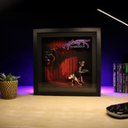 Dioramax - Cadre lumineux LED Heart of Darkness | Déco Gaming-room | Tableau lumineux | Affiche jeux vidéo | Idée cadeau gamer | Retro-gaming