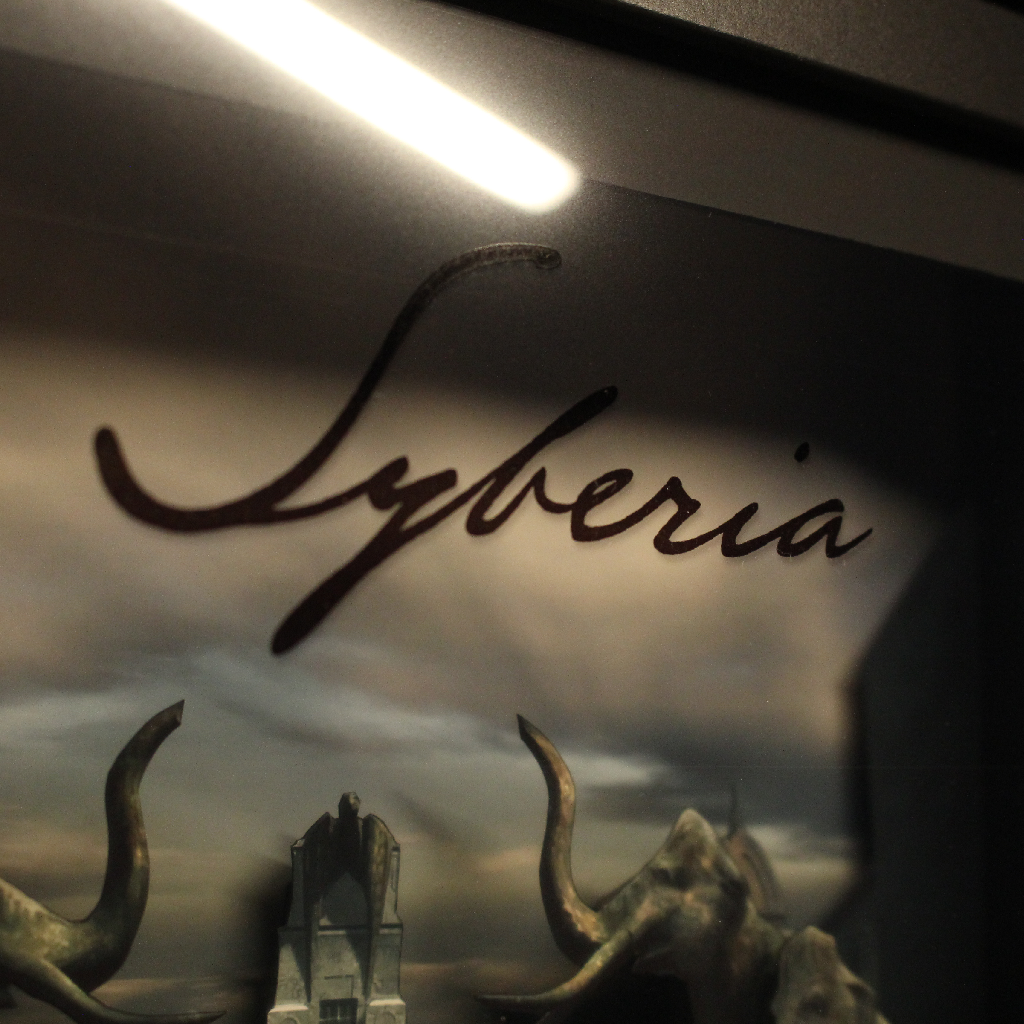 Dioramax - Cadre lumineux LED Syberia | Déco Gaming-room | Tableau lumineux | Affiche jeux vidéo | Idée cadeau gamer | Retro-gaming