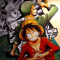 Diorama One Piece – Luffy & Zoro Lumineux