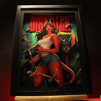 Dioramax - Cadre lumineux LED Dispatch| Déco Gaming-room | Tableau lumineux | Affiche jeux vidéo | Idée cadeau gamer | Retro-gaming