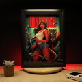 Dioramax - Cadre lumineux LED Dispatch| Déco Gaming-room | Tableau lumineux | Affiche jeux vidéo | Idée cadeau gamer | Retro-gaming