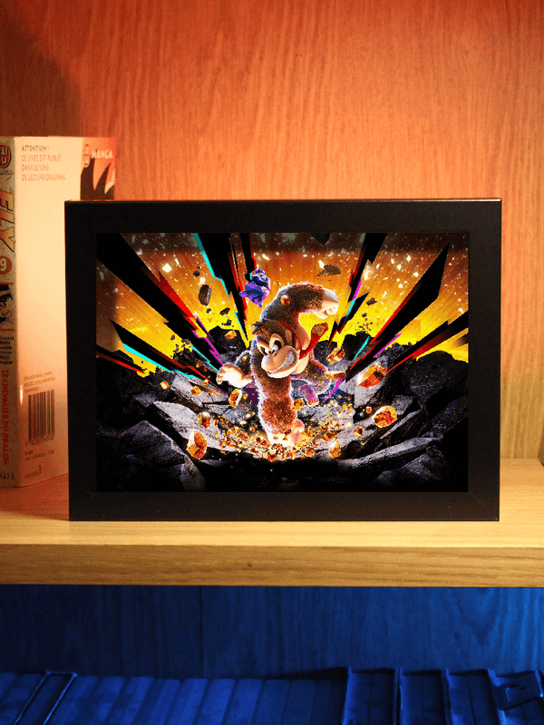 Diorama – Donkey Kong Bananza – Déco Murale
