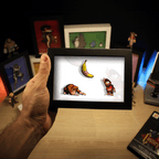 Dioramax - Cadre lumineux LEDDonkey Kong | Déco Gaming-room | Tableau lumineux | Affiche jeux vidéo | Idée cadeau gamer | Retro-gaming