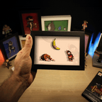 Dioramax - Cadre lumineux LEDDonkey Kong | Déco Gaming-room | Tableau lumineux | Affiche jeux vidéo | Idée cadeau gamer | Retro-gaming