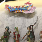 Dioramax - Cadre lumineux LED Dragon Quest 11 | Déco Gaming-room | Tableau lumineux | Affiche jeux vidéo | Idée cadeau gamer | Retro-gaming
