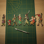 Dioramax - Cadre lumineux LED Dragon Quest 11 | Déco Gaming-room | Tableau lumineux | Affiche jeux vidéo | Idée cadeau gamer | Retro-gaming